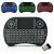 SPIN CART Backlit Mini Wireless Plastic Multimedia Backlight Keyboard with Touchpad Mouse and Set of 3 Color RGB for Android and more Devices (Black)